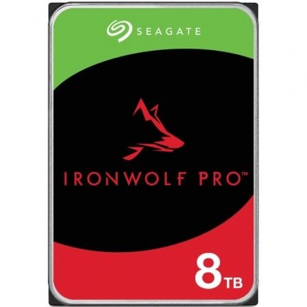 Disco Duro Seagate IronWolf Pro NAS ST8000NT001 8TB/ 3.5'/ SATA III/ 256MB